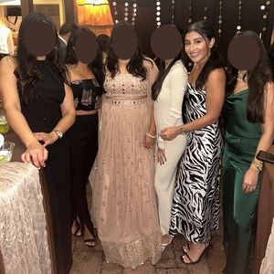 Zebra Striped Lace Up Backless Cami Dress